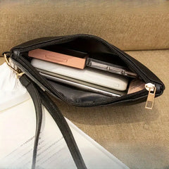 Padded Large Capacity Clutch Wallet with Wristlet