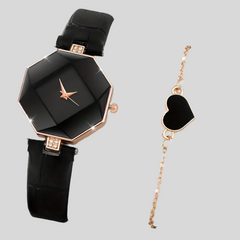 Black Prism Watch & Bracelet Set