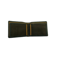 Royal Contrast Double-Stitch Wallet
