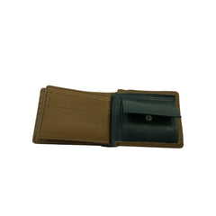 Royal Contrast Double-Stitch Wallet