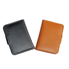 Smart Wallet With Magnetic Button Lock