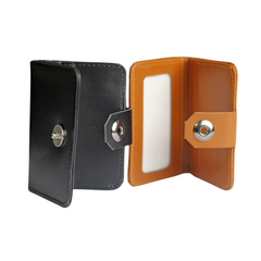 Smart Wallet With Magnetic Button Lock