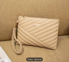 Padded Large Capacity Clutch Wallet with Wristlet