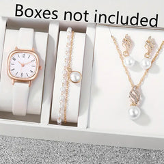 Pearl Grace Watch & Jewelry Set