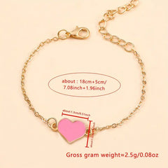 2pcs Radiant Bloom Rose Gold Watch & Bracelet Set