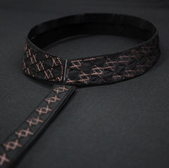 EU002 Black Embroidery Suiting