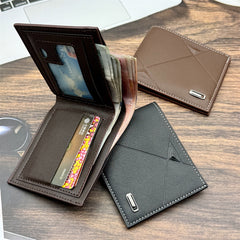 British Retro Slimfold leather wallet ( L10 )