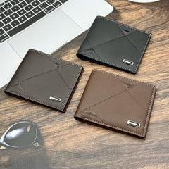 British Retro Slimfold leather wallet ( L10 )