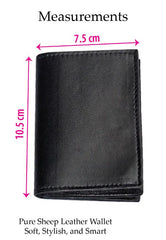 Sheep Leather Wallet - Soft, Stylish, and Smart