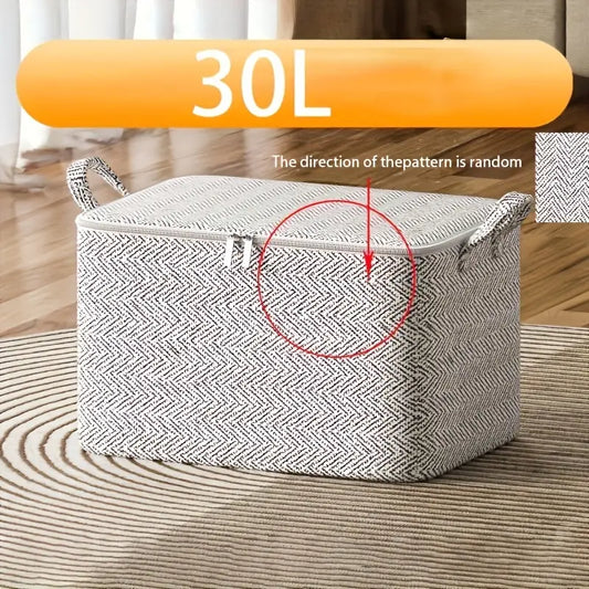 Foldable Zippered Laundry Basket