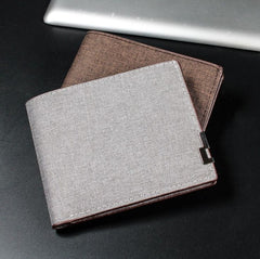 Black Carbon-Weave Bifold Wallet (W8)