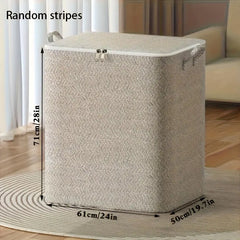 Foldable Zippered Laundry Basket