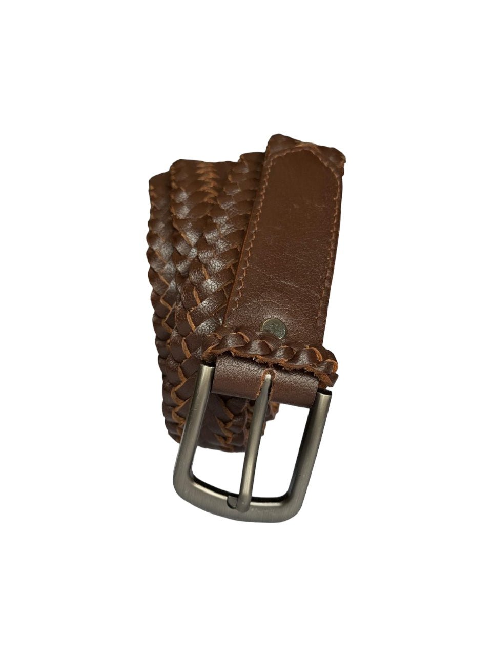 Braided Genuine Leather Belt - TRENDZYOL