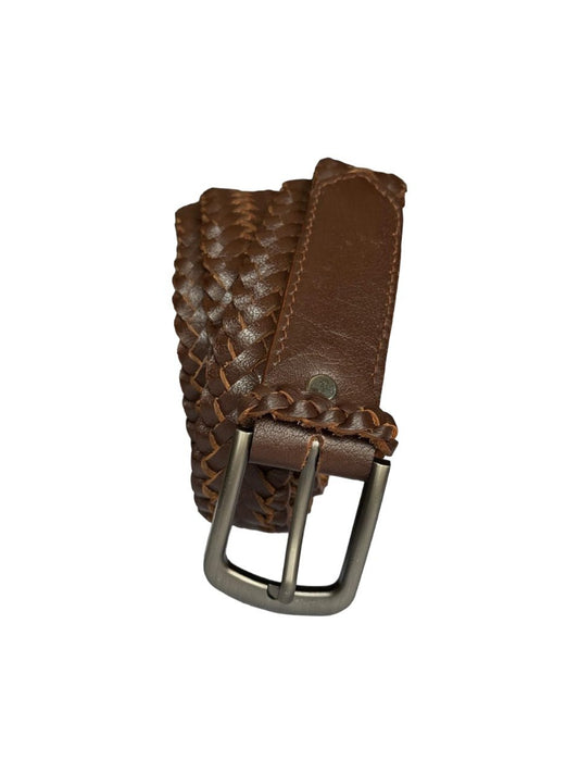Braided Genuine Leather Belt - TRENDZYOL