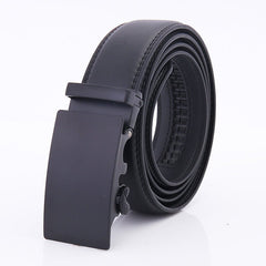 Business Automatic Buckle Leather Belt Men - TRENDZYOL