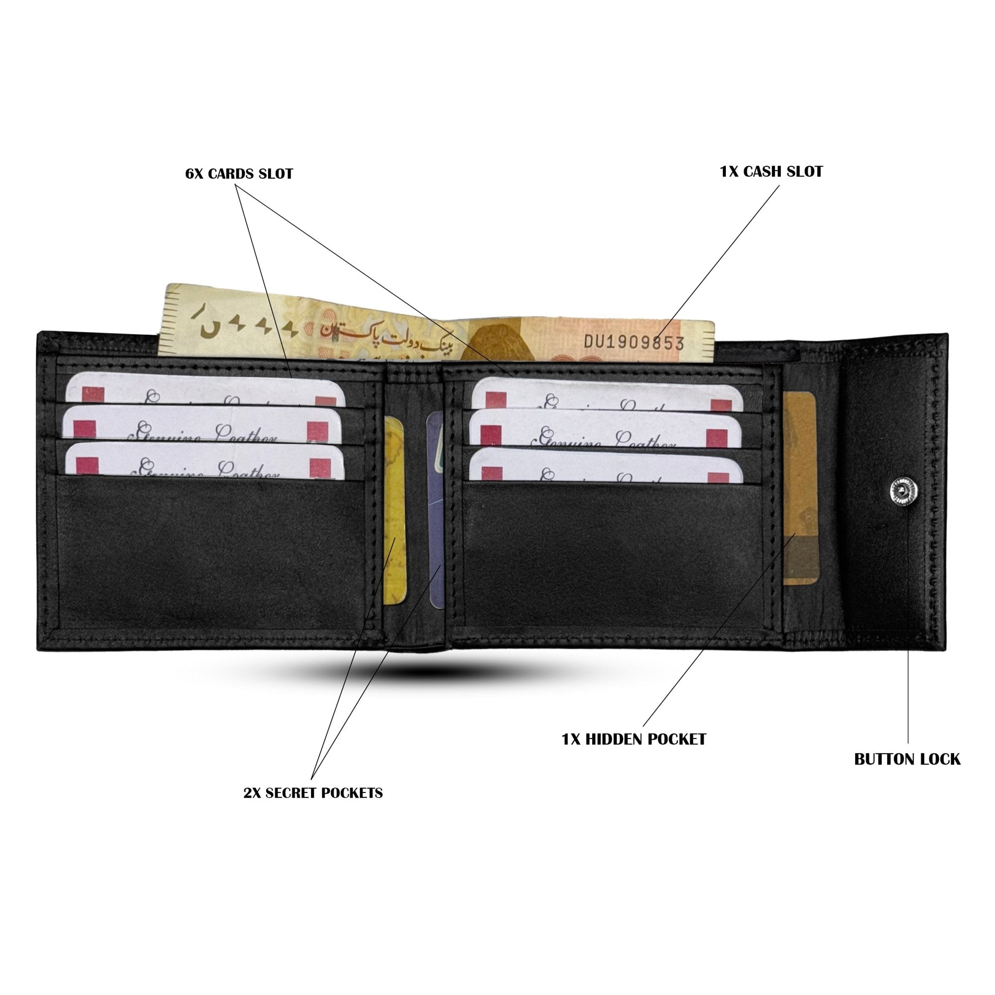 Classic Flap - Style Genuine Leather Wallet - TRENDZYOL