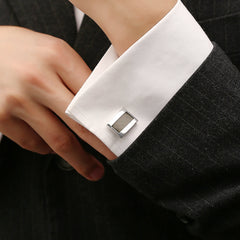 Cufflinks Carbon Fiber Cufflinks Men's Business Cufflinks - TRENDZYOL
