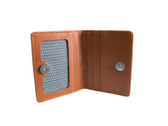 Mini Wallet Plus Card Holder With Magnetic Button - Businessman Collection