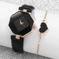 Black Prism Watch & Bracelet Set