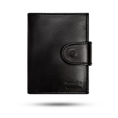 EliteLock Trifold Sheep Leather Wallet - TRENDZYOL