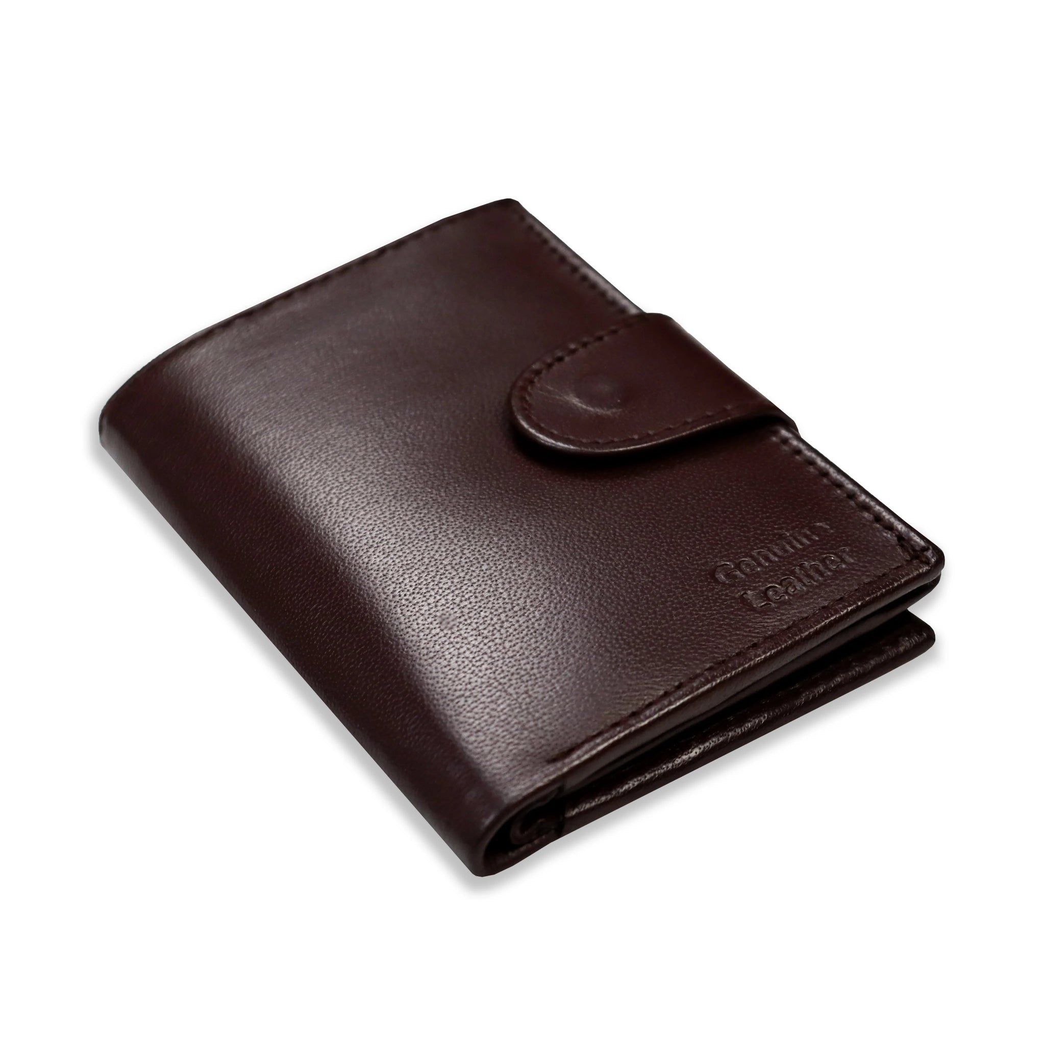 EliteLock Trifold Sheep Leather Wallet - TRENDZYOL