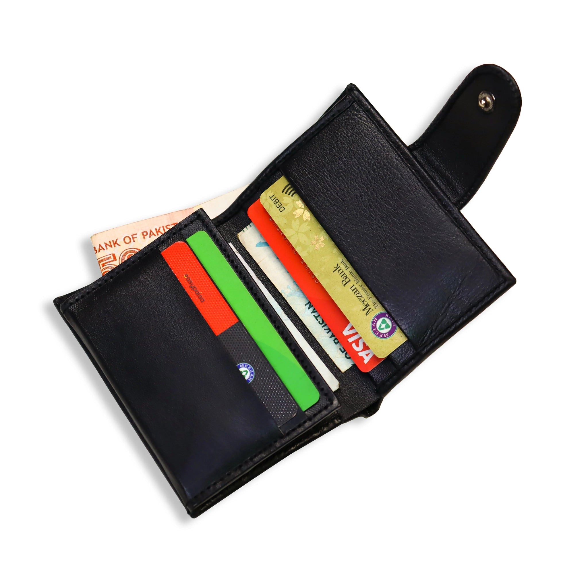 EliteLock Trifold Sheep Leather Wallet - TRENDZYOL