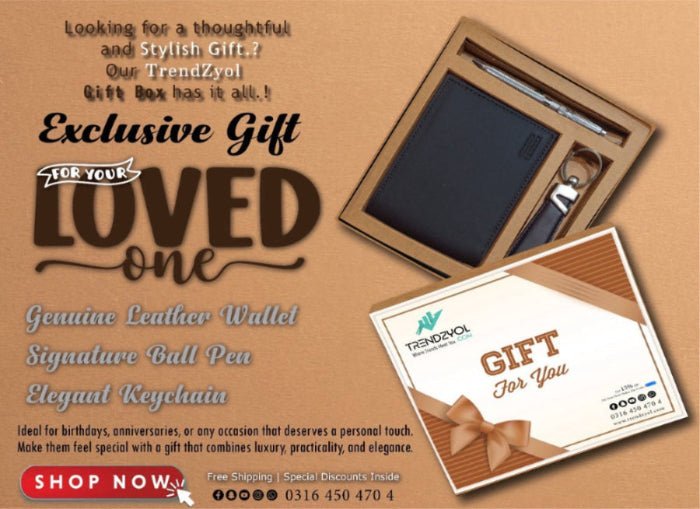 Exclusive Gift Box - with an Elegant Keychain and Signature Ball Pen - TRENDZYOL
