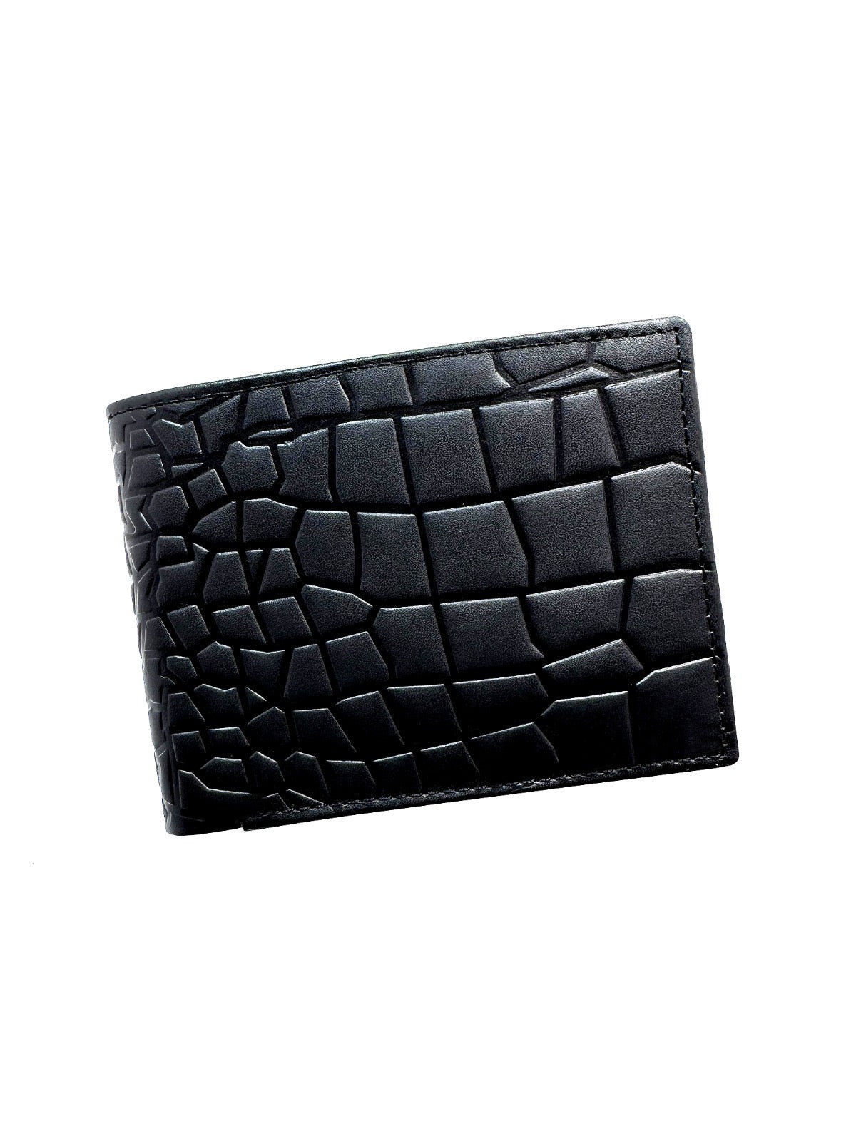Geniune Leather Wallet in Crocodile Pattern With Soft Velvet Interior - TRENDZYOL