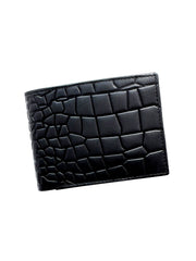 Geniune Leather Wallet in Crocodile Pattern With Soft Velvet Interior - TRENDZYOL