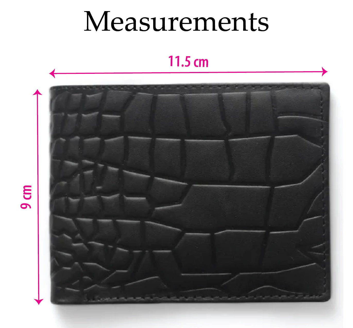 Geniune Leather Wallet in Crocodile Pattern With Soft Velvet Interior - TRENDZYOL