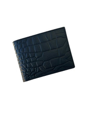 Geniune Leather Wallet in Crocodile Pattern With Soft Velvet Interior - TRENDZYOL