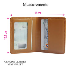 Genuine Leather Mini Wallet - TRENDZYOL