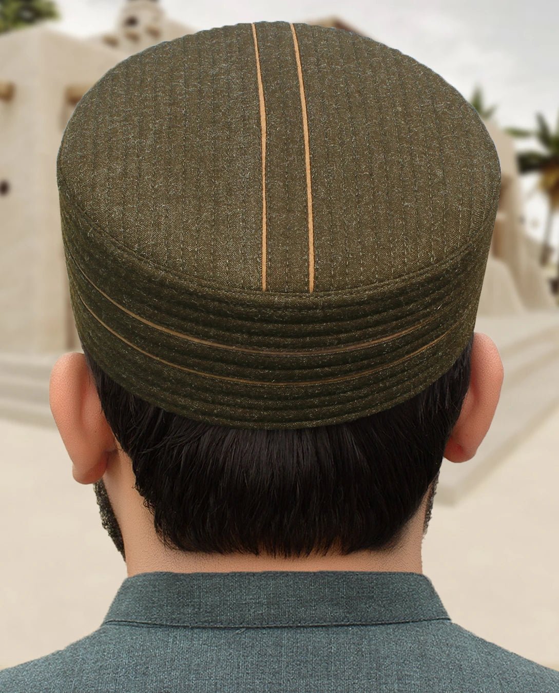 Handcrafted Woolen Islamic Prayer Cap – Traditional and Comfortable - TRENDZYOL