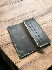 Ironstich Long Leather wallet, stylish and fashionable