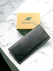 Ironstich Long Leather wallet, stylish and fashionable