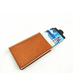 ClassicSlide RFID Pop-Up Leather Wallet (W3)
