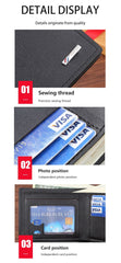 Modern Edge Wallet , fashionable and casual (L70)