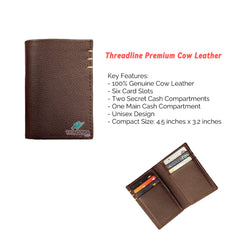 Threadline Premium Cow Leather Wallet
