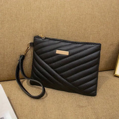 Padded Large Capacity Clutch Wallet with Wristlet