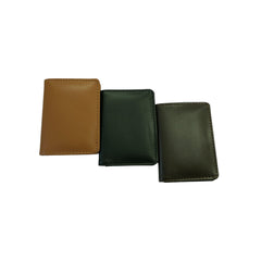 Mini Wallet Plus Card Holder With Magnetic Button - Businessman Collection