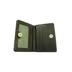 Mini Wallet Plus Card Holder With Magnetic Button - Businessman Collection