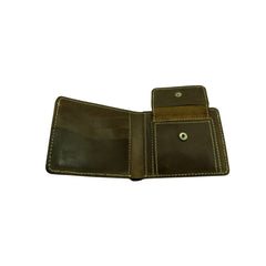 Compact  Pure House Leather Wallet -