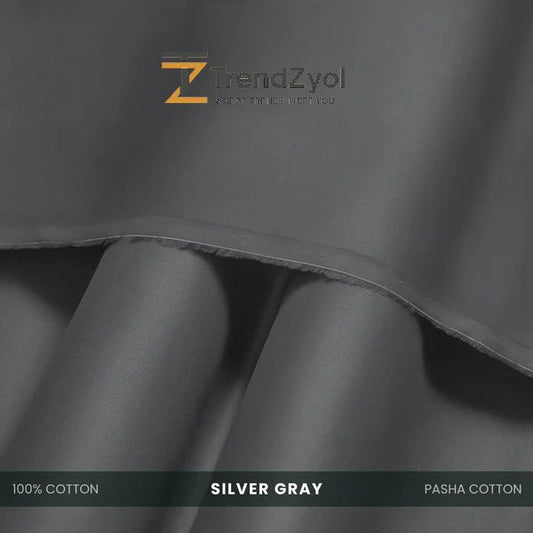 Pasha Cotton | Silver Gray