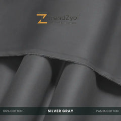 Pasha Cotton | Silver Gray