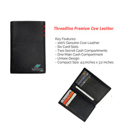 Threadline Premium Cow Leather Wallet