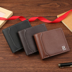Faux Classic Thread Leather Wallet – Sleek. Durable. Stylish.