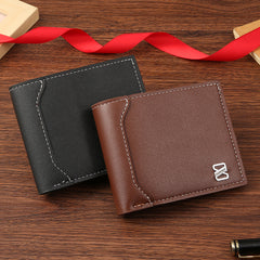 Faux Classic Thread Leather Wallet – Sleek. Durable. Stylish.