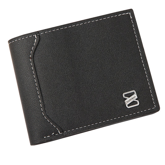 Faux Classic Thread Leather Wallet – Sleek. Durable. Stylish.