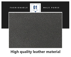 Faux Classic Thread Leather Wallet – Sleek. Durable. Stylish.