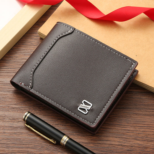 Faux Classic Thread Leather Wallet – Sleek. Durable. Stylish.